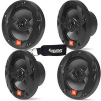 JBL MS65B - Two Pairs of MS65B Marine 6.5 Inch Black Two-Way Speakers