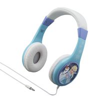 Frozen Kid Friendly Wired Headphones Volume Limited for Safe Listening for Kids