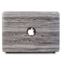 MacBook Pro 15 Inch Case with Retina Display (NO CD-ROM Drive), YMIX [Wood Grain] Folio Protective Case Smooth Hard Plastic Shell Rubberized Case Cover for Model A1398 (WG G)