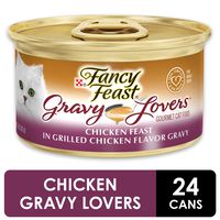Fancy Feast Gravy Lovers Gourmet Cat Food, Chicken, 3 Ounce (Pack of 24)