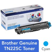 Brother Genuine High Yield Toner Cartridge, TN225C, Replacement Cyan Toner, Page Yield Up To 2,200 Pages, Amazon Dash Replenishment Cartridge, TN225