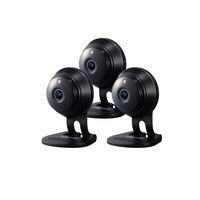 Samsung SNH-V6414BMR SmartCam HD Full HD 1080p Wi-Fi Camera Bundle Triple Pack (Renewed)