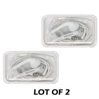NEW Samsung 2x Headset EO-EG920BW White for Galaxy S6 & Galaxy S6 Edge in White Jewel Case (Small / Medium Eargels Included) - 100% OEM in Non-retail Package (USA Seller)