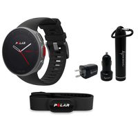 Polar Vantage V Pro Multisport GPS Watch and Wearable4U Ultimate Power Pack Bundle