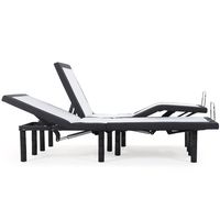 Cal King Split Adjustable Bed Base with Wireless Remote Head and Foot Incline and No Tools Required Assembly Includes Both Left and Right Sides