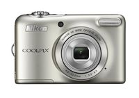 Nikon digital camera COOLPIX L32 Silver 5x optical zoom 20.05 million pixels battery type L32SL [International Version, No Warranty]
