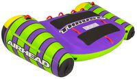 Airhead Thrust, 3 Rider Towable Tube, Green/Purple