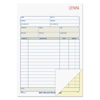 TOPS Sales Order Book, 2-Part, Carbonless, White/Canary, 5-9/16 x 7-15/16 Inches, 50 Sets per Book (46500)