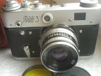 FED-3 USSR Soviet Union Russian RF 35mm Leica Copy Film Camera