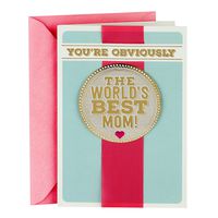 Hallmark Shoebox Funny Mothers Day Card from Son or Daughter (World's Best Mom)