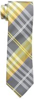 Geoffrey Beene Men's Petros Plaid Ii Tie, Yellow, Regular