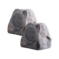 OSD Audio 5.25" 100W Outdoor Rock Speaker Pair - Weather Resistant Stereo - RX550Slate