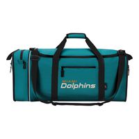 NFL Miami Dolphins NFL Steal Duffel, Teal, Measures 28" in Length, 11" in Width & 12" in Height