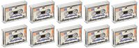 Olympus XB-60 SB / 10 Pack Standard Blank Microcassette Tapes MC-60