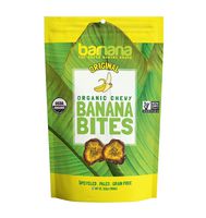 Barnana Organic Chewy Banana Bites, Original, 3.5 Ounce (Pack of 1) - 	 Packaging May Vary