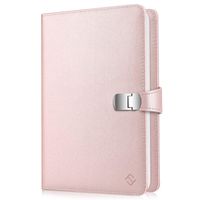 Fintie Wallet Photo Album for Fujifilm Instax Wide 300, Polaroid OneStep 2-64 Pockets (Snap Fastener) Album, Compatible with Polaroid POP, Originals 600 Camera 3.5x4.5 Inch Film (Rose Gold)