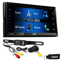JVC KW-V330BT 6.8" Double DIN Bluetooth in-Dash DVD/CD/AM/FM/Digital Media Car Stereo with Rear View Camera
