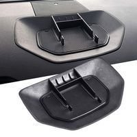 LESAUCE Center Dash Console Organizer Tray for Toyota Tundra 2014 2015 2016 2017 2018 2019 2020 Dashboard Mount Phone Holder for Tundra Accessories Car