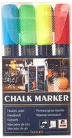 Deflecto Wet-Erase Markers, Assorted Colors (SMA510-V4)