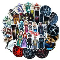 Game of Thrones Stickers[100pcs]Cool Vinyl Decals for Water Bottle Laptop Phone Hydro Flask Car Computer Guitar Ceiling Wall Helmet Skateboard Luggage PC Journal Bike Bumper Waterproof
