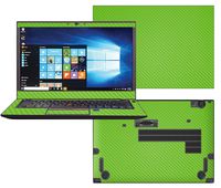Decalrus - Protective Decal for Lenovo ThinkPad T470s (14" Screen) Laptop Green Carbon Fiber Skin Skins Decal for case Cover wrap CFlenovotnkpadT470sGreen