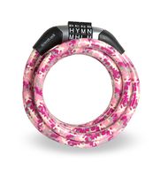 Wordlock Cable Lock, Camo Pink, 10mm/5'