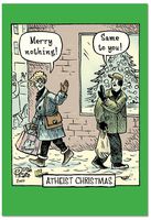 NobleWorks 'Atheist': Funny Christmas Greeting Card with Envelope (C2513XSG)