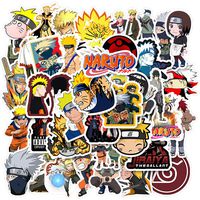 Ratgoo 50Pcs Trendy Waterproof Vinyl Cute Cartoon Graffiti Cartoon Stickers Decals Pack Of Naruto For Motorcycle Car Luggage Phone Guitar Water Bottle Flasks Bike Laptop Motocross Girls Kids Teens Boy