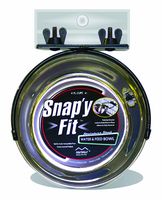 MidWest Homes for Pets Snap'y Fit Stainless Steel Food Bowl / Pet Bowl, 1 qt. for Dogs & Cats