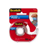 Scotch Mounting, Fastening & Surface Protection 109 Poster Tape, 0.75 x 150 in, Clear