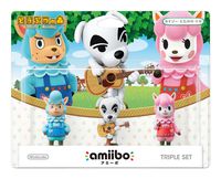 amiibo triple set [Kaizo / Totakeke / Lisa] (Animal Crossing series)