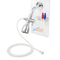 Oral Breeze ShowerBreeze Water Jet Dental Irrigator, Easy Shower Installation, Treats Gum Disease Naturally, Use 15 Seconds Daily