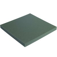 BOX USA FSC24242 Soft Foam Sheets, 2" x 24", Charcoal (Pack of 6)