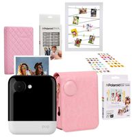 Polaroid POP 2.0 2 in 1 Instant Print Digital Camera (White) Starter Kit with Leatherette Case
