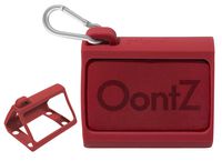getgear Tailor Made Silicone Cover for OontZ Angle Solo - Bluetooth Portable Speaker, Safeguard from Shock, Shake and Scratch, Make The OontZ Angel Solo Real Portable, Free Carabiner (Red)