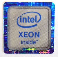 Original Intel XEON Inside Sticker 18mm x 18mm [891]