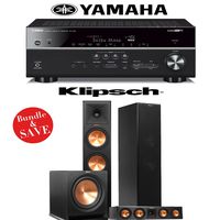 Yamaha RX-V681BL 7.2-Channel 4K Network A/V Receiver + Klipsch RP-280F + Klipsch RP-440C + Klipsch R-112SW - 3.1 Reference Premiere Package