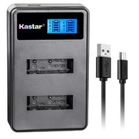 Kastar LCD Dual Slim Charger for Sony NP-BX1 and Cyber-Shot DSC-HX50V,DSC-HX300,DSC-RX1,DSC-RX1R,DSC-RX100 RX100 II RX100M II RX100 III RX100M3 WX300,HDR-AS10 AS15 AS30V AS100V AS100VR CX240 Camera