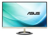 ASUS Frameless Gold 21.5" 5ms (GTG) HDMI Widescreen LCD/LED Monitor IPS 80,000,000:1 , Ultra-Slim Design, Built-in Speakers, with HDMI and D-sub Model VZ229H