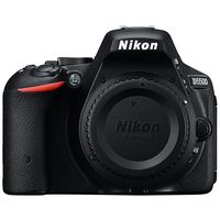 Nikon D5500 Wi-Fi Digital SLR Camera Body (Black) (Renewed)