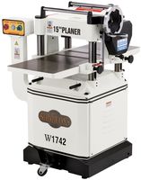 SHOP FOX W1742 15-inch Planer with Cast Iron In/Out Feed