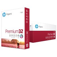 HP Printer Paper, Premium32, 8.5x11, Letter, 32lb Paper, 100 Bright - 6 Reams / 3,000 Sheets - Presentation Paper (113100C)