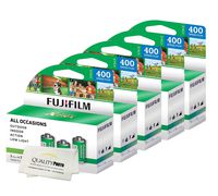 Fuji Superia X-TRA 3 Pack ISO 400 36 Exp. 35mm Film, Total 108 Exposures (5 Pack) + Quality Photo Ultra Soft Microfiber Cloth