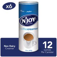 N'Joy Coffee Creamer, Non Dairy, 12 Ounce (Pack of 6)
