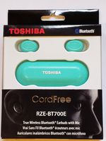 Toshiba True Wireless Stereo Sweat-Resistant Bluetooth Earphones Turquoise (RZE-BT700E)