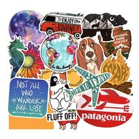 17Pcs Hot Cartoon Cute Ins Style Beautiful Brown Stickers for Water Bottle Laptop Car Motorcycle Bicycle Bike Skateboard Luggage Baggage Box Decal Graffiti Patches