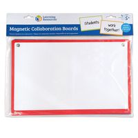 Learning Resources Magnetic Collaboration Boards, Set of 4