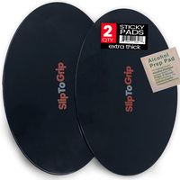 SlipToGrip Premium Cell Pads Twin Pack - Two Universal Cell Pads and Alcohol Pad. Sticky Anti-Slip Gel Pads - Holds Cell Phones, Sunglasses, Coins, Golf Cart, Boating, Speakers.