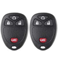 ECCPP Replacement fit for Keyless Entry Remote Fob Chevy GMC Saturn Pontiac Torrent Cadillac Escalade Buick Enclave Suzuki XL-7 Series OUC60270 OUC60221 M3N5WY8109 (Pack of 2)