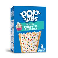 Pop-Tarts, Breakfast Toaster Pastries, Frosted Confetti Cupcake, Proudly Baked in the USA, 13.5oz Box (1 Pack 8 Count)